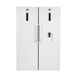 یخچال و فریزر دو قلو -مدل میلان -استیل لایف