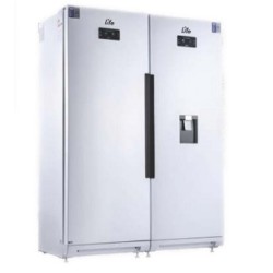 یخچال و فریزر -دو قلو مدل مکس پلاس – آبریزدار- سفید لایف