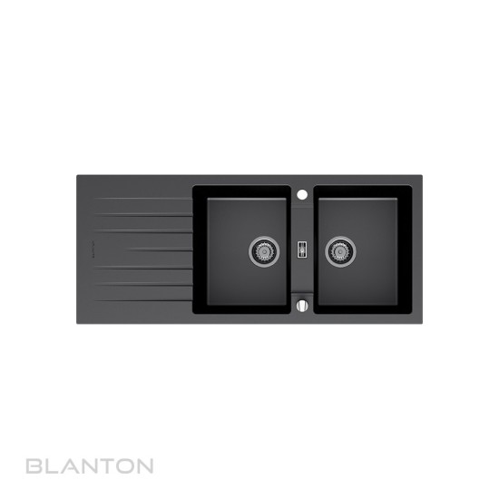 سینک گرانیتی توکار بلانتون مدل KS3302 - مشکی سینک گرانیتی توکار بلانتون مدل KS3302 - مشکی