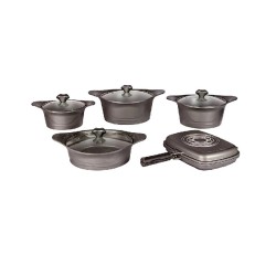 سرویس قابلمه چدن 10 پارچه بلانتون مدل BFA-GC1101 - صورتی سرویس قابلمه چدن 10 پارچه بلانتون مدل BFA-GC1101 - صورتی