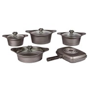 سرویس قابلمه چدن 10 پارچه بلانتون مدل GC1101 - رنگ طلایی